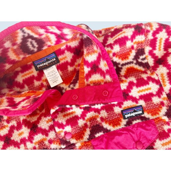 PATAGONIA Women's Synchilla Snap - T Button Fleece Pullover Size S - Picture 7 of 8